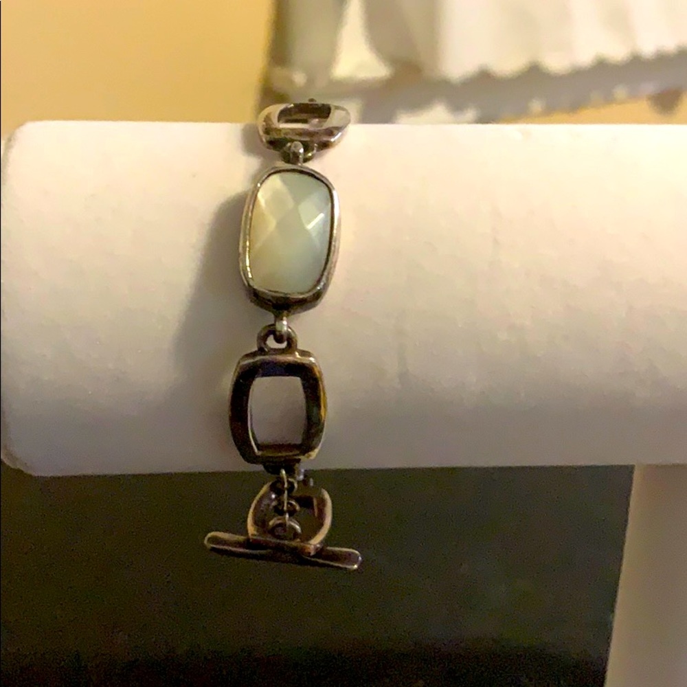 Sterling sliver mother of Pearl 7.5 bracelet
